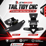 TAIL TIDY CNC KTM DUKE 200/250/390 V2 | V3 | GEN 3