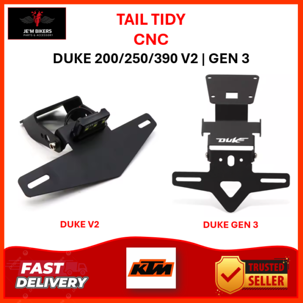 TAIL TIDY CNC KTM DUKE 200/250/390 V2/V3 | GEN 3