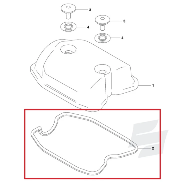 GASKET CYLINDER HEAD COVER ORIGINAL SUZUKI V-STROM 250 SX | GIXXER 250/SF