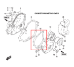 GASKET CLUTCH & MAGNETO COVER ORIGINAL SUZUKI V-STROM 250 SX | GIXXER 250/SF