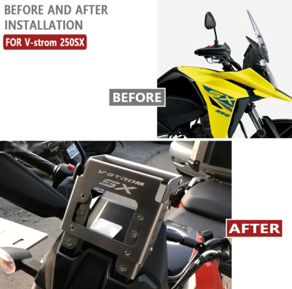 PHONE HOLDER MOUNT ADJUSTABLE V-STROM 250SX