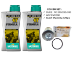 MOTOREX FORMULA 4T 15W/50 + OIL FILTER COMBO SET KTM DUKE | RC | ADV 200/250/390