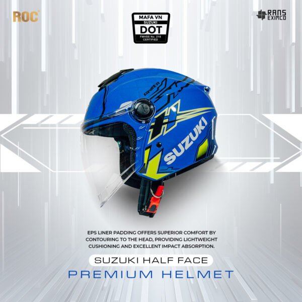 HALF FACE HELMET ORIGINAL SUZUKI VIETNAM