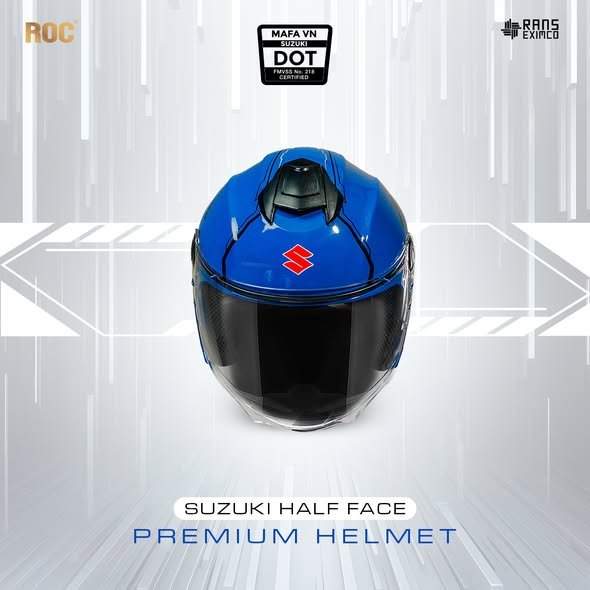 HALF FACE HELMET ORIGINAL SUZUKI VIETNAM