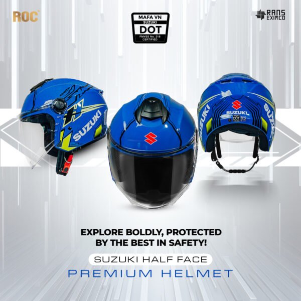 HALF FACE HELMET ORIGINAL SUZUKI VIETNAM