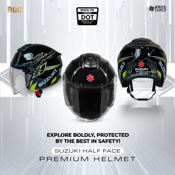 HALF FACE HELMET ORIGINAL SUZUKI VIETNAM