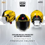 HALF FACE HELMET ORIGINAL SUZUKI VIETNAM