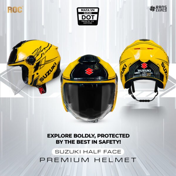 HALF FACE HELMET ORIGINAL SUZUKI VIETNAM