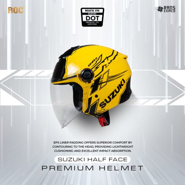 HALF FACE HELMET ORIGINAL SUZUKI VIETNAM