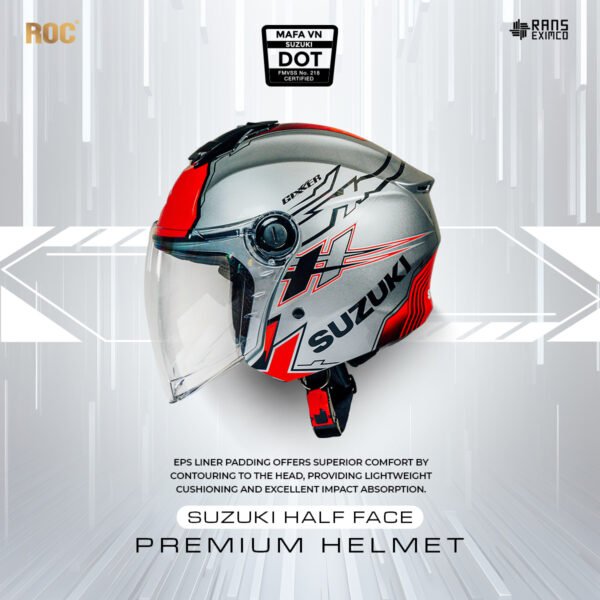 HALF FACE HELMET ORIGINAL SUZUKI VIETNAM