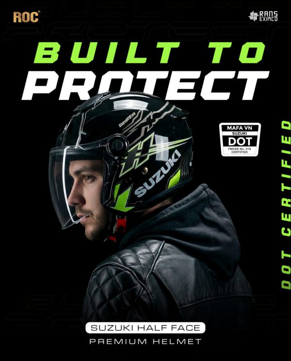 HALF FACE HELMET ORIGINAL SUZUKI VIETNAM