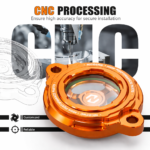 KTM COVER OIL FILTER TRANSPARENT NICECNC DUKE | RC | ADV