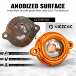 KTM COVER OIL FILTER TRANSPARENT NICECNC DUKE | RC | ADV