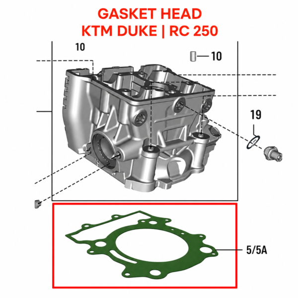 GASKET HEAD | GASKET BLOCK ORIGINAL KTM DUKE | RC 200/250/390