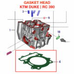GASKET HEAD | GASKET BLOCK ORIGINAL KTM DUKE | RC 200/250/390