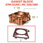 GASKET HEAD | GASKET BLOCK ORIGINAL KTM DUKE | RC 200/250/390