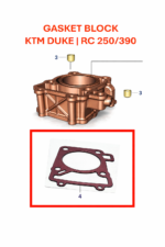 GASKET HEAD | GASKET BLOCK ORIGINAL KTM DUKE | RC 200/250/390