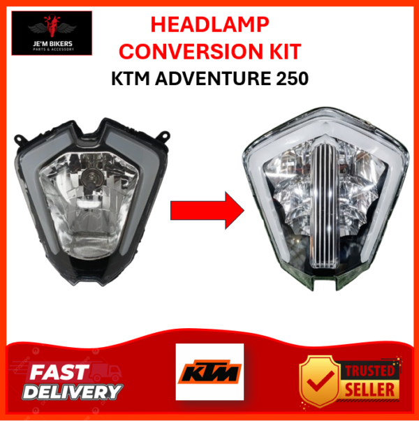HEADLAMP CONVERSION KIT KTM ADVENTURE 250