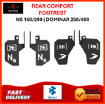 REAR COMFORT PILLION FOOTREST PULSAR NS 160/200 | DOMINAR 250/400