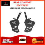 REAR COMFORT PILLION FOOTREST KTM DUKE 250/390 2024 | GEN 3