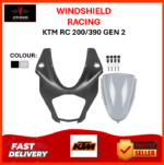 WINDSHIELD VISOR KTM RC 200/390 | GEN 2