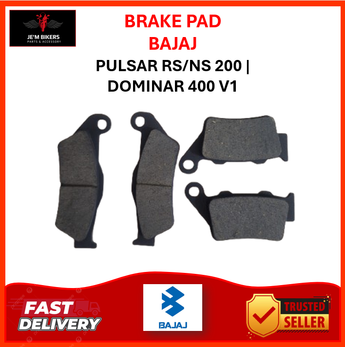 BRAKE PAD PULSAR RS/NS 200 | DOMINAR 400 V1