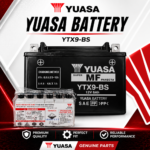YTX9-BS YUASA BATTERY ORIGINAL BAJAJ PULSAR | DOMINAR | KTM DUKE/RC