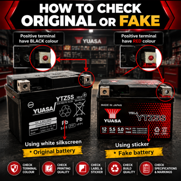 YTX9-BS YUASA BATTERY ORIGINAL BAJAJ PULSAR | DOMINAR | KTM DUKE/RC