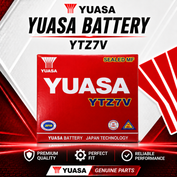 YTZ7V YUASA BATTERY ORIGINAL SUZUKI V-STROM 250 SX | GIXXER 250/SF