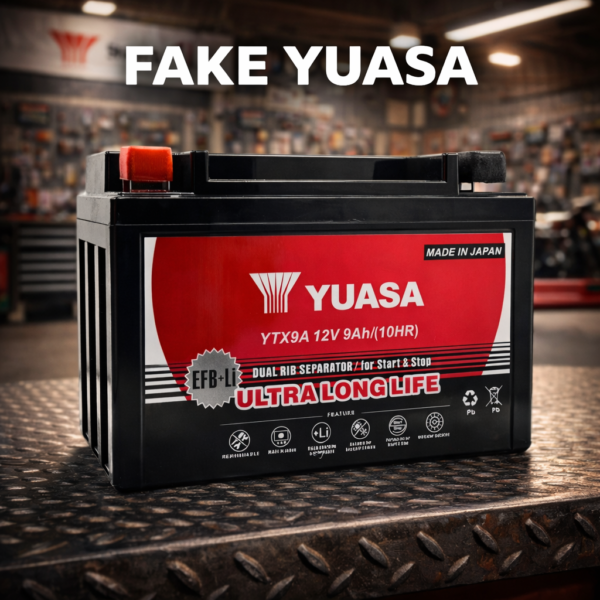 YTX9-BS YUASA BATTERY ORIGINAL BAJAJ PULSAR | DOMINAR | KTM DUKE/RC