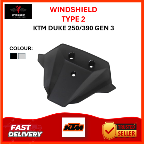 VISOR 2.0 KTM DUKE 250/390 GEN 3 | DUKE 990 24-25