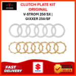 CLUTCH PLATE KIT SUZUKI V-STROM 250 SX | GIXXER 250/SF
