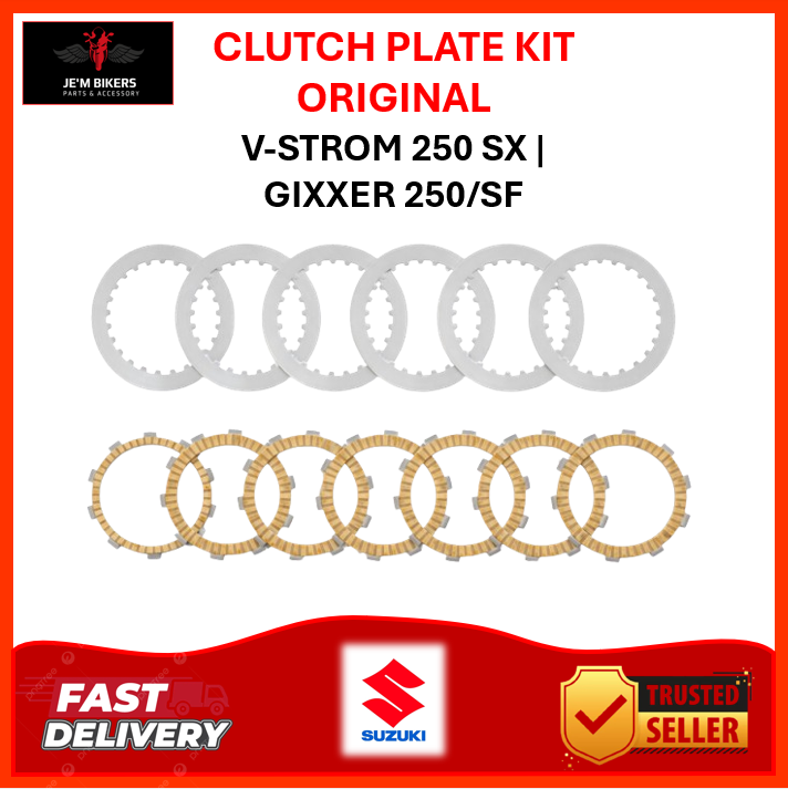 CLUTCH PLATE KIT SUZUKI V-STROM 250 SX | GIXXER 250/SF