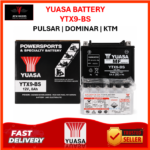 YTX9-BS YUASA BATTERY ORIGINAL BAJAJ PULSAR | DOMINAR | KTM DUKE/RC