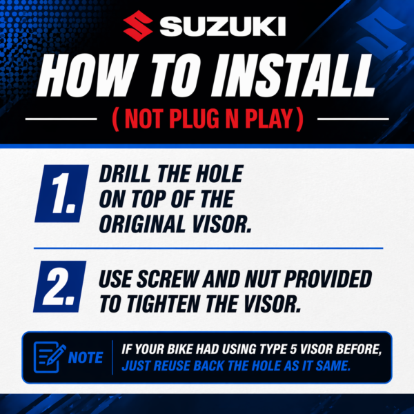 VISOR 3.0 SUZUKI GIXXER 250 SF