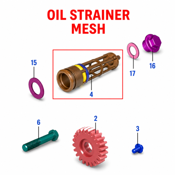 KTM MESH/OIL STRAINER ORIGINAL PULSAR RS/NS 200 | DOMINAR | DUKE/RC/ADV 200 250 390 | V1/V2/V3