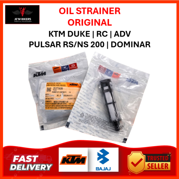 KTM MESH/OIL STRAINER ORIGINAL PULSAR RS/NS 200 | DOMINAR | DUKE/RC/ADV 200 250 390 | V1/V2/V3