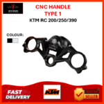 RACING TOP CLAMP HANDLE KTM RC 200/250/390 | TYPE 1