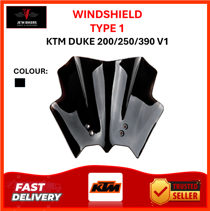 VISOR 1.0 KTM DUKE 200/250/390 | V1