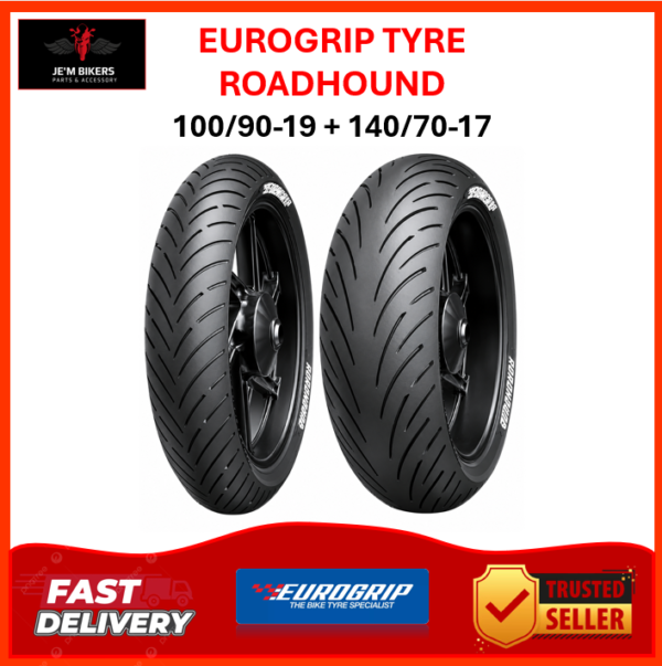 EUROGRIP ROADHOUND TYRE V-STROM 250 SX 100/90-19 | 140/70-17