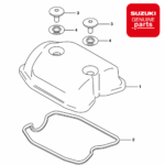 CYLINDER HEAD COVER | V-STROM 250 SX | GIXXER 250/SF