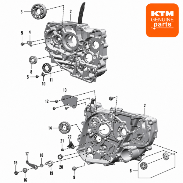 CRANKCASE RH | RC 200 GEN 2