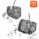 CRANKCASE RH | DUKE 250/390 V2 | RC 390 V1