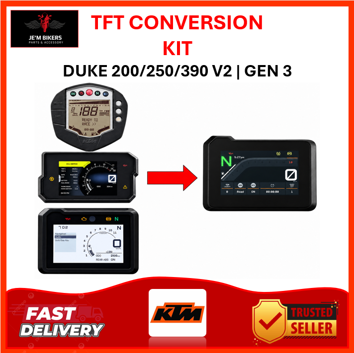 TFT GEN 3 CONVERSION KIT DUKE 200/250/390 V2 | GEN 3