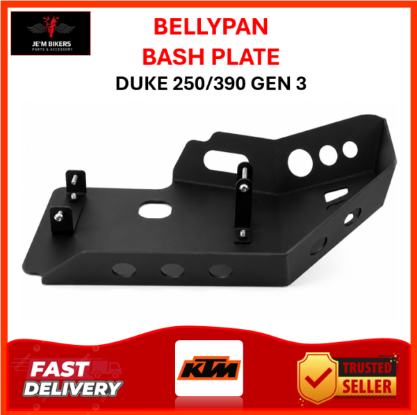 BELLYPAN BASH PLATE KTM DUKE 250/390 | GEN 3