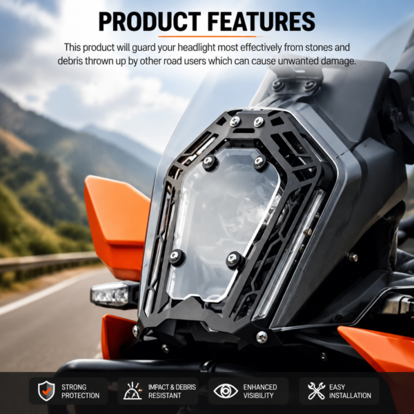HEADLIGHT GRILL CNC KTM ADV 390 X | R
