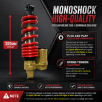 MONOSHOCK BAJAJ PULSAR RS | NS 160/200 | DOMINAR 250/400