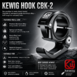 KEWIG CBK-2 HOOK HANGER HANDLEBAR HOLDER | MOTORCYCLE