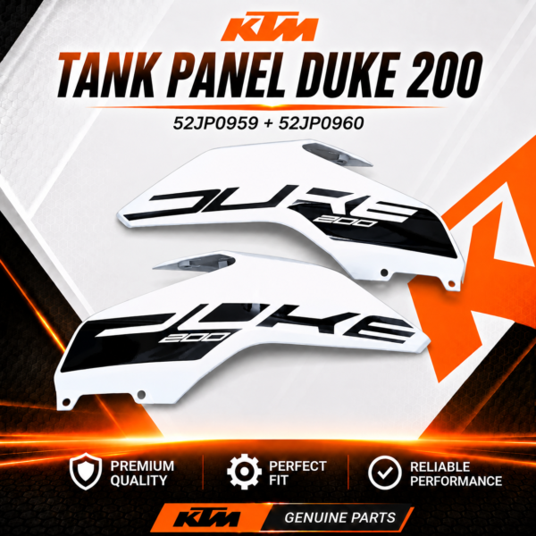 TANK COVER PANEL KTM DUKE 200/250/390 V2 | V3