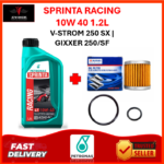 PETRONAS SPRINTA RACING 10W 40 1.2L SUZUKI V-STROM 250SX | GIXXER 250/SF